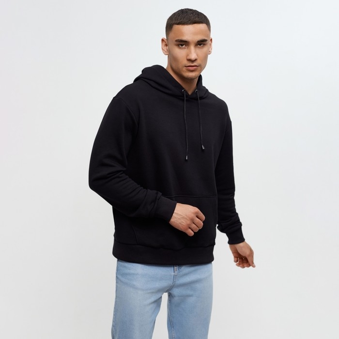Худи мужское MINAKU: Casual Collection, цвет чёрный, размер 50