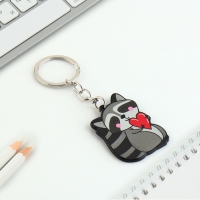 Брелок для ключей акриловый &laquo;Енот&raquo;, 3,5 х 10 см