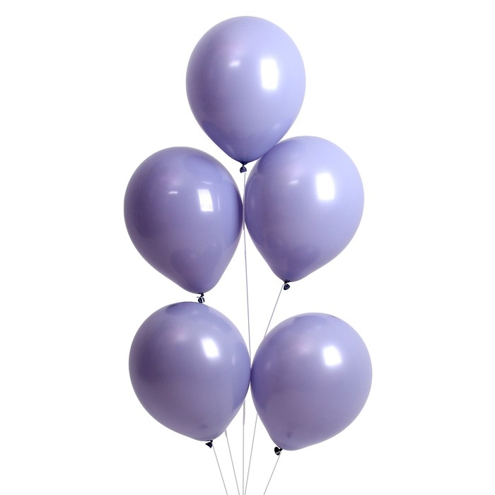 Шар латексный 12 Шар латексный 12", пастель, набор 25 шт., цвет туманно-серый