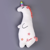 Мягкая игрушка-подушка «Единорожка», 60 см, цвет белый Мягкая игрушка-подушка «Единорожка», 60 см, цвет белый