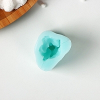 Силиконовый молд &laquo;Ангелочек задумался&raquo;, 3,6&times;2,7&times;3,7 см, цвет бирюзовый