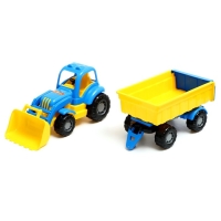 Трактор с прицепом №1 и ковшом &laquo;Силач&raquo;, МИКС