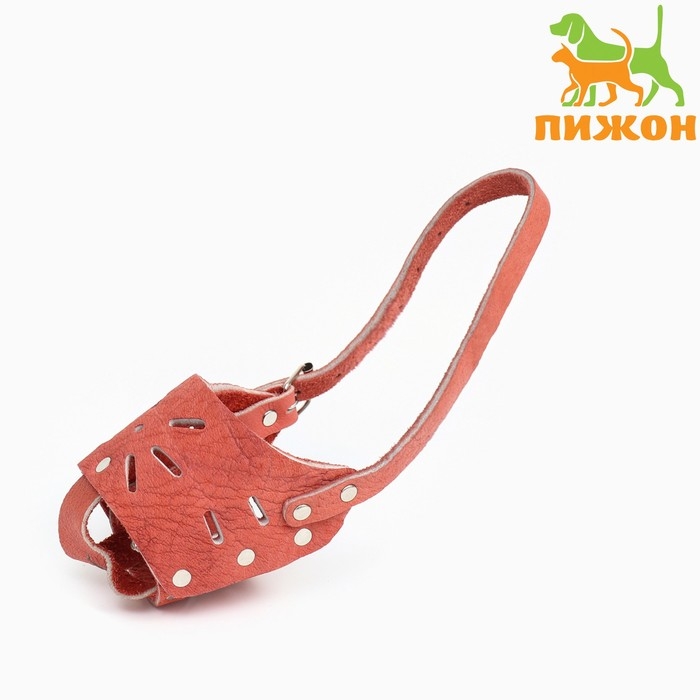 Намордник регулируемый из мягкой кожи, размер № 5, ДН 7-11 см, ОМ 25-28 см, коричневый Намордник регулируемый из мягкой кожи, размер № 5, ДН 7-11 см, ОМ 25-28 см, коричневый