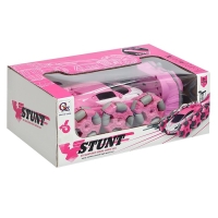 Машина радиоуправляемая «Трюковая», с аккумулятором, дым, цвет розовый Машина радиоуправляемая «Трюковая», с аккумулятором, дым, цвет розовый