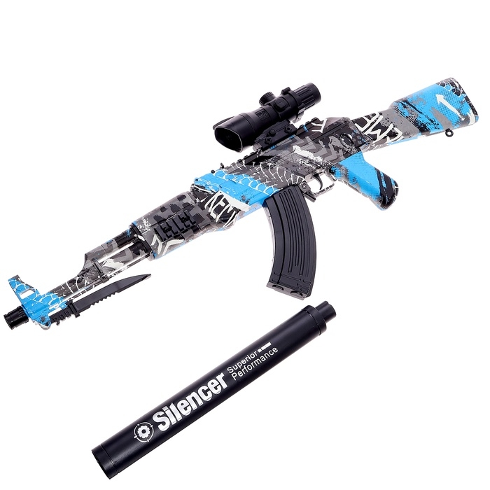 Автомат &laquo;АК-47&raquo;, работает от аккумулятора