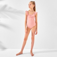 Купальник слитный детский MINAKU цвет пудровый, рост 128-134 Купальник слитный детский MINAKU цвет пудровый, рост 128-134