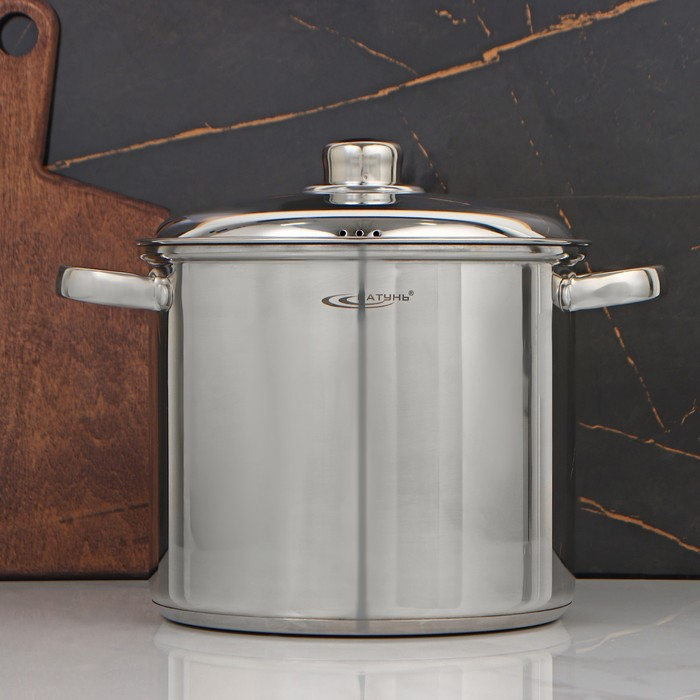 Кастрюля &laquo;Гретта&raquo;, 7,3 л, d=22 см, капсульное дно, индукция