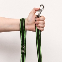 Поводок брезентовый, 1,6 м х 2,5 см, хаки/зелёный Поводок брезентовый, 1,6 м х 2,5 см, хаки/зелёный