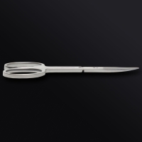 Ножницы маникюрные «Premium», загнутые, широкие, 9 см, на блистере, цвет серебристый Ножницы маникюрные «Premium», загнутые, широкие, 9 см, на блистере, цвет серебристый