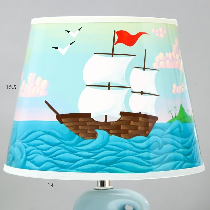 Настольная лампа "Корабли" Е14 40Вт 25х25х38 см RISALUX
