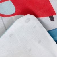 Постельное бельё Синий трактор &laquo;Город&raquo; 112х147 см, 60х120+20 см, 40х60 см, 100% хлопок, поплин 125г/м2