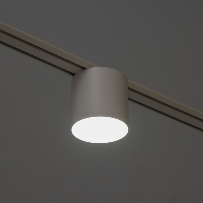 Светильник трековый SLIM Светильник трековый SLIM "Цилинр" LED 12Вт 3000K-6000К 48V CRI90 белый 8х8х7,5см
