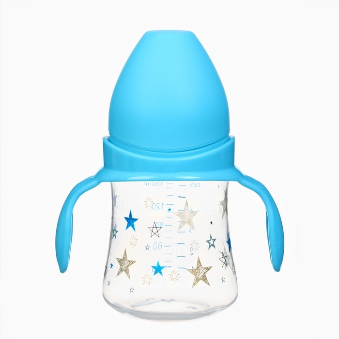 Бутылочка для кормления Ø50мм ШГ, +0мес., 150мл, цвет голубой Бутылочка для кормления Ø50мм ШГ, +0мес., 150мл, цвет голубой