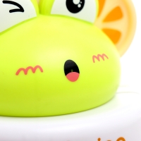 Игрушка для купания в ванной 2 в 1 &laquo;Брызгалки: Лягушонок&raquo;, брызгалка, неваляшка, цвет зелёный