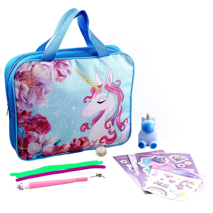 Подарочный набор школьника «Единорог», 13 предметов Подарочный набор школьника «Единорог», 13 предметов