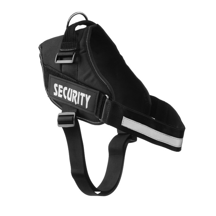 Шлейка К9 мягкая светоотражающая, размер ХХL, ОГ 95-110 см, вес 40-70 кг, чёрная Шлейка К9 мягкая светоотражающая, размер ХХL, ОГ 95-110 см, вес 40-70 кг, чёрная