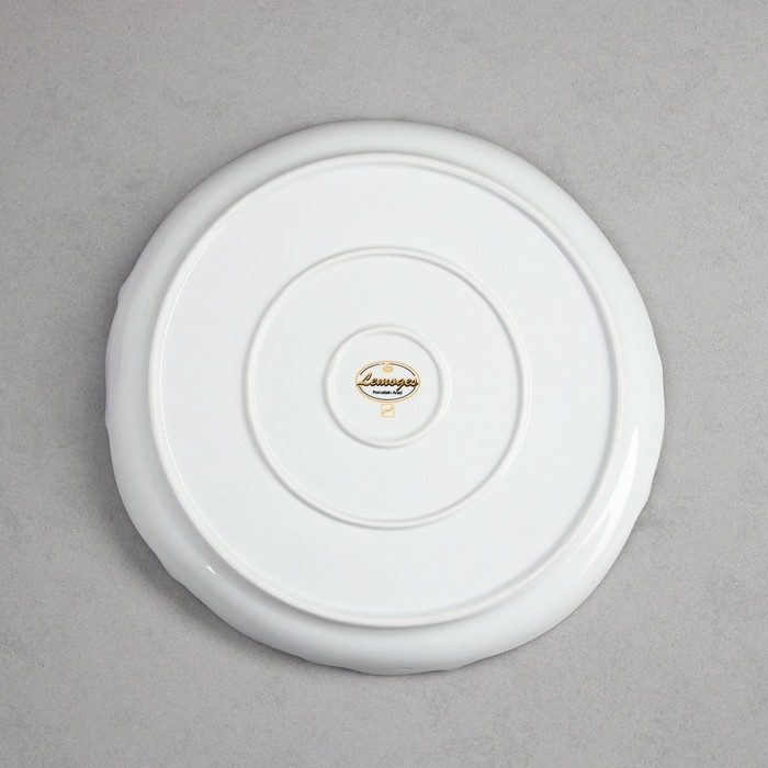 Блюдо «Волна», 30 см, круглое, фарфор, Иран Блюдо «Волна», 30 см, круглое, фарфор, Иран