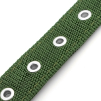 Ошейник "Комфорт" комбинированный, 58 х 3 см, ОШ 45-52 см, тёмно-зелёный