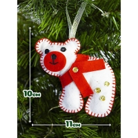 Набор для творчества. Мягкая игрушка из фетра «Новогодние игрушки» 6 шт. Набор для творчества. Мягкая игрушка из фетра «Новогодние игрушки» 6 шт.