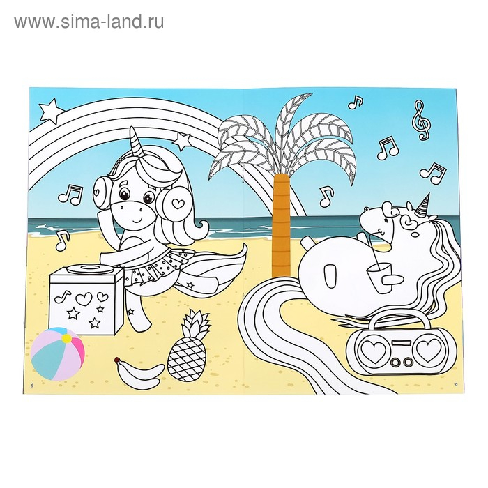 Раскраска многоразовая набор &laquo;Рисуй-стирай. Для девочек&raquo; 2 шт. по 12 стр.