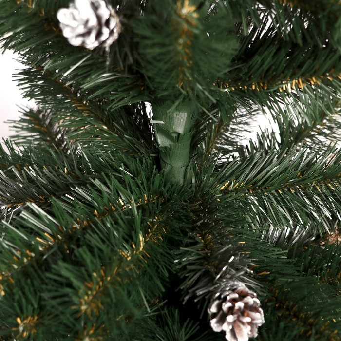 Ёлка искусственная Ёлка искусственная "Таёжная" элитная ( с серебряными шишками) 150 см