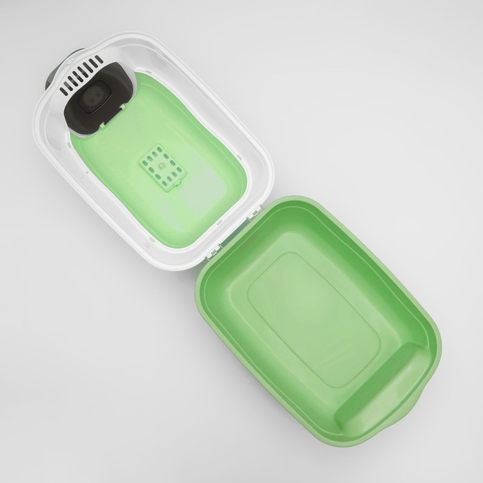 Туалет закрытый 2-в-1 со съёмным верхом 34 х 50 х 33 см, зелёный