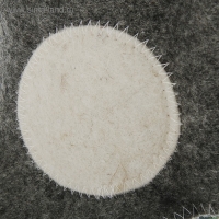 Шапка для бани "Танкист", войлок, бело- серая