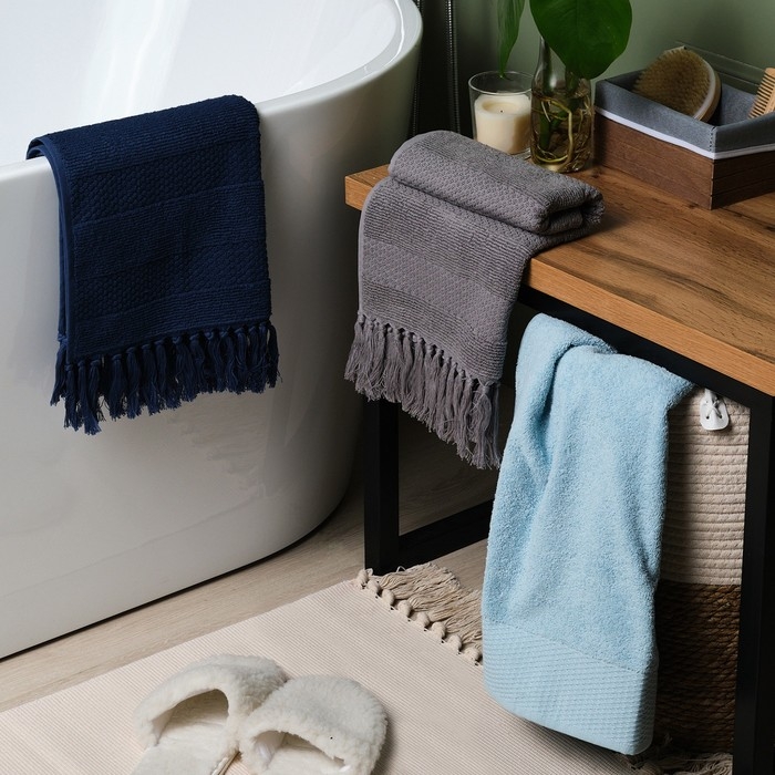 Полотенце для ног Love Life Полотенце для ног Love Life "Turkish dream" 50*90 см, серый, 100% хл, 500 гр/м2