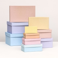 Набор коробок 10 в 1 "На рассвете", 30 х 19 х 11,5 - 11 х 6,5 х 4 см Набор коробок 10 в 1 "На рассвете", 30 х 19 х 11,5 - 11 х 6,5 х 4 см