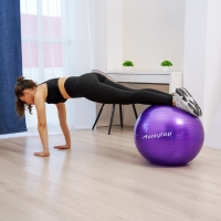 Фитбол ONLYTOP, d=65 см, 800 г, цвета МИКС Фитбол ONLYTOP, d=65 см, 800 г, цвета МИКС