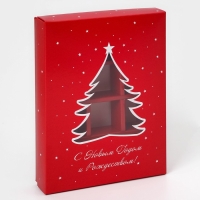 Коробка для конфет 12 шт "Праздничная" 19 х 15 х 3,6 см Коробка для конфет 12 шт "Праздничная" 19 х 15 х 3,6 см