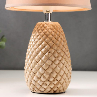 Лампа настольная 16026/1 E14 40Вт коричнево-серый 20х20х33,5 см RISALUX