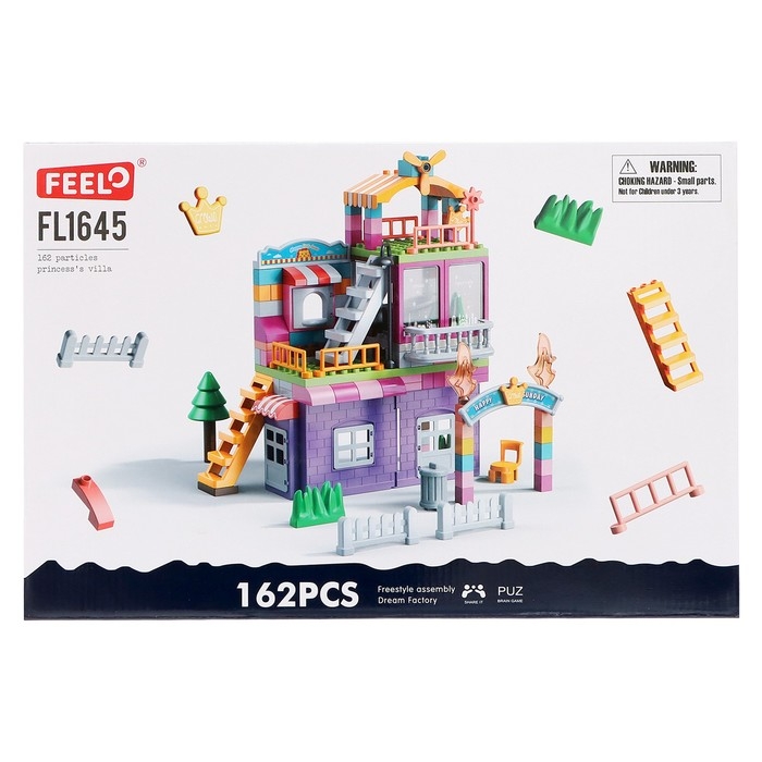 Конструктор Город &laquo;Вилла&raquo;, 162 детали