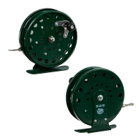 Катушка инерционная, металл, диаметр 7.5 см, цвет темно-зеленый, 809 Катушка инерционная, металл, диаметр 7.5 см, цвет темно-зеленый, 809