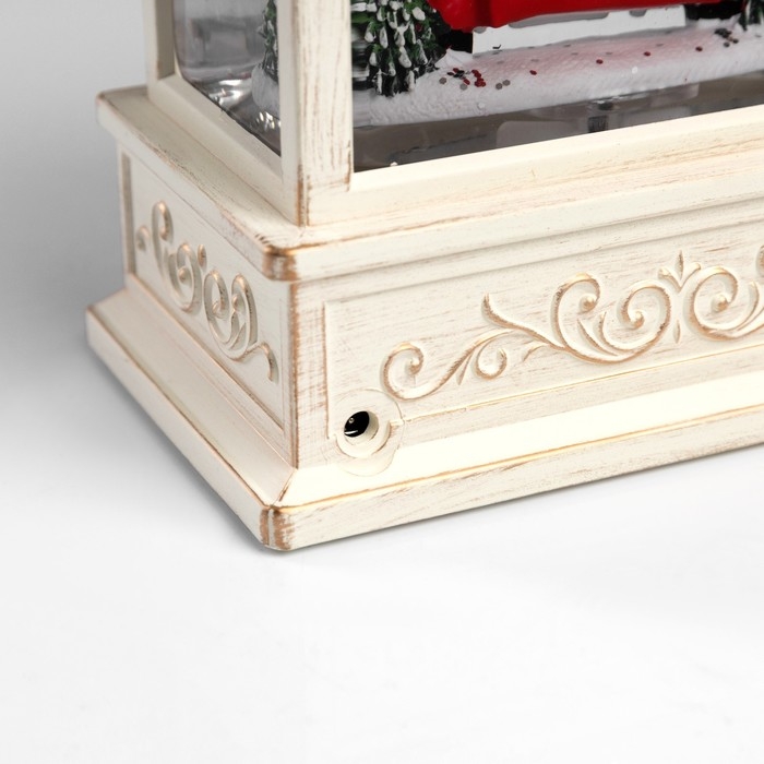 Фигура светодиодная &laquo;Новогодние приключения&raquo;, 21х13.3х8.1 см, музыка, батарейки ААх3 (не в комплекте), USB, свечение тёплое белое