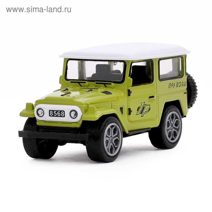 Машина металлическая &laquo;Джип&raquo;, инерционная, МИКС