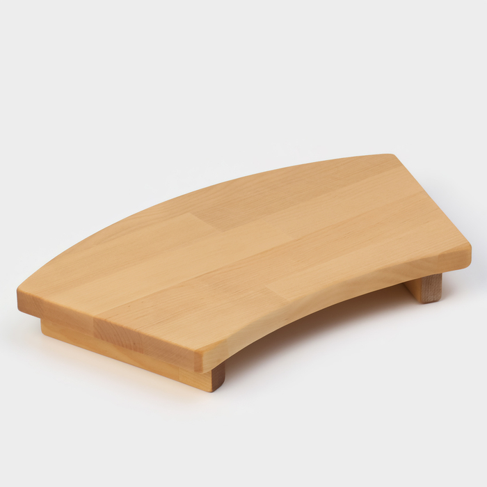 Блюдо для подачи на ножках Adelica &laquo;Евразия&raquo;, для суши и роллов, 35&times;18&times;5,5 см, массив берёзы