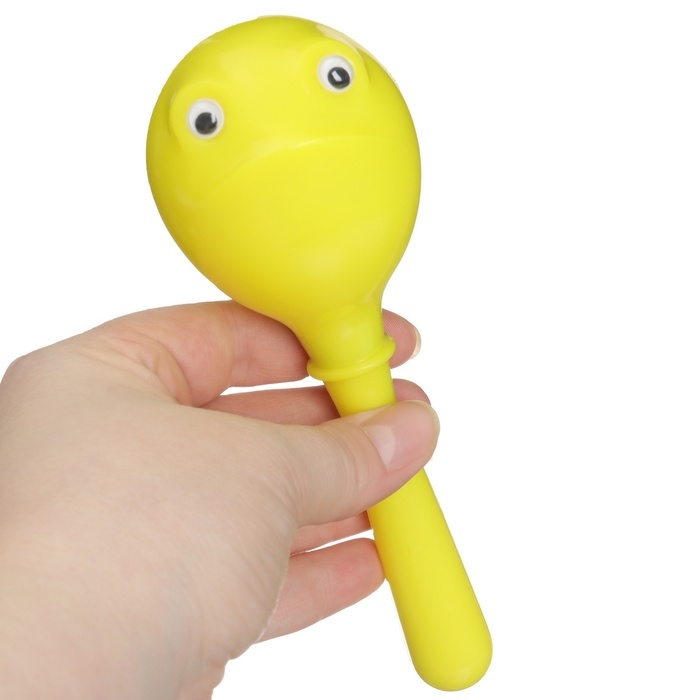 Погремушка «Лягушонок: перкуссионный маракас», шейкер, цвет МИКС, Крошка Я Погремушка «Лягушонок: перкуссионный маракас», шейкер, цвет МИКС, Крошка Я