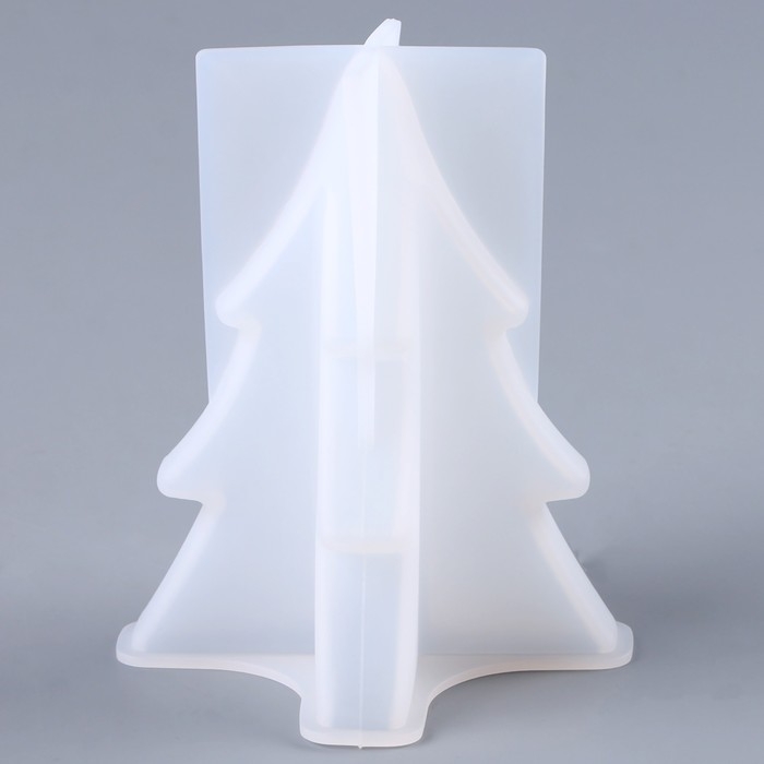 Силиконовая форма для эпоксидной смолы &laquo;Ёлочка&raquo;, для свечей, 10 &times; 11,8 &times; 11,8 см