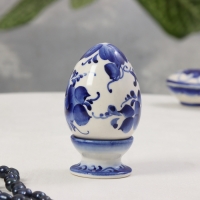 Сувенир &laquo;Яйцо на подставке&raquo;, 10.х6 см, гжель