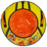 Тюбинг-ватрушка &laquo;Три кота&raquo;, ТБ1-80/ТК, диаметр чехла 85 см, тент/оксфорд