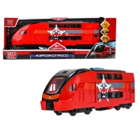 Модель локомотива поезда &laquo;Аэроэкспресс&raquo;, свет, звук, 30 см, инерция