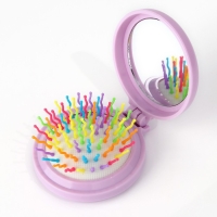 Набор детской косметики в чемодане &laquo;Единорожка&raquo;, тени, резинки для волос, блески для губ, глиттер, украшения, лаки для ногтей, наклейки, пилочка, расчёска, кисти, косметичка