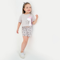 Шорты для девочки с рюшей KAFTAN "Unicorn", размер 34 (122-128)