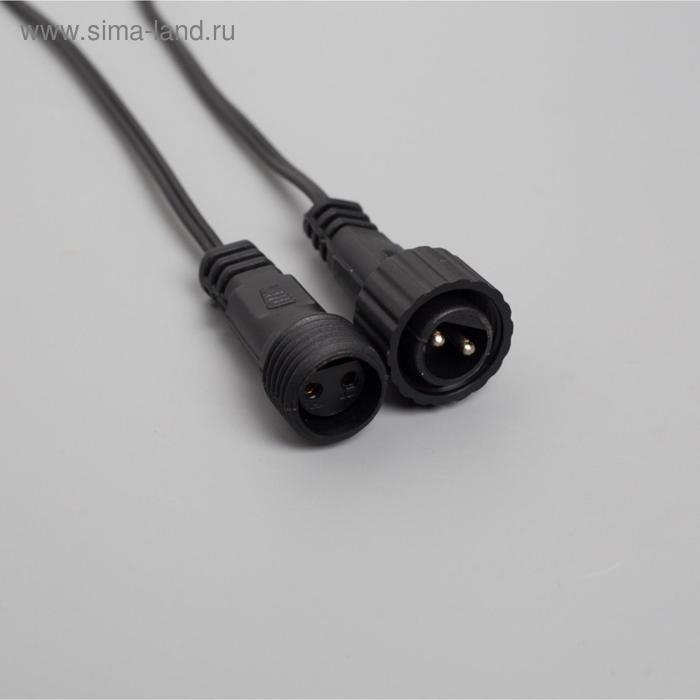 Гирлянда &laquo;Клип-лайт&raquo; 5 нитей по 20 м, IP44, УМС, тёмная нить, 665 LED, свечение красное, 24 В