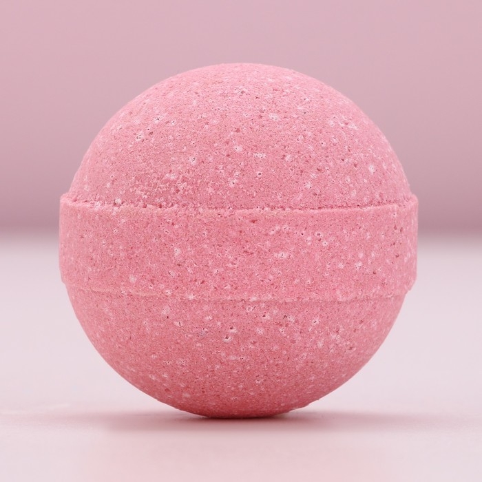 Бомбочка для ванны &laquo;Сияй этой зимой!&raquo;, 130 г, аромат клубничного пломбира, Новый Год