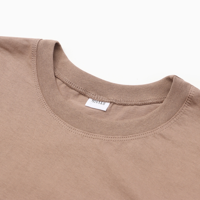 Футболка мужская MINAKU: Basic line MAN цвет бежевый, размер 46