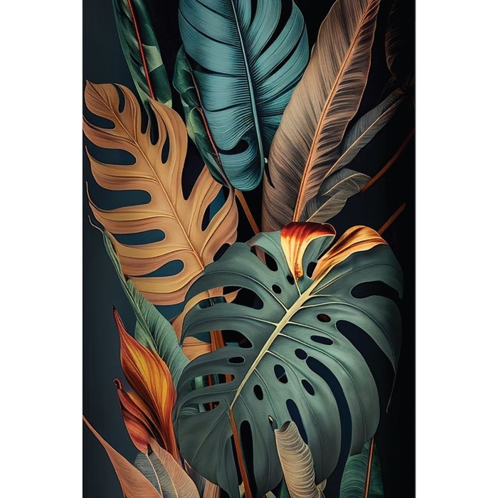 Картина по номерам с подрамником и поталью &laquo;Тропики&raquo;, 20 х 30 см