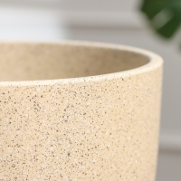 Горшок цветочный "Песок бежевый бутон №6", 8 л