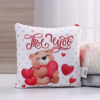 Подушка-антистресс декоративная &laquo;Ты чудо&raquo;, 21х20 см